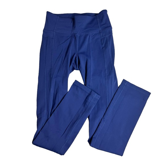 Athleta Pants - Athleta women’s purple ankle length high rise leggings SZ S